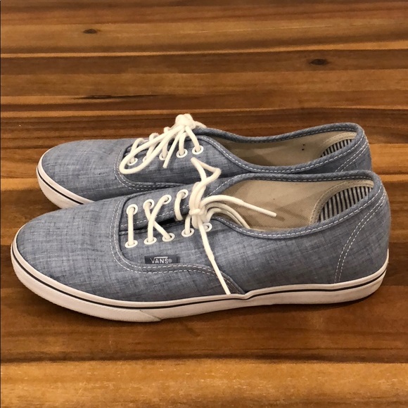 Vans womens blue and white size 8 - Picture 2 of 6